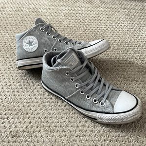 Gray Hightop Converse